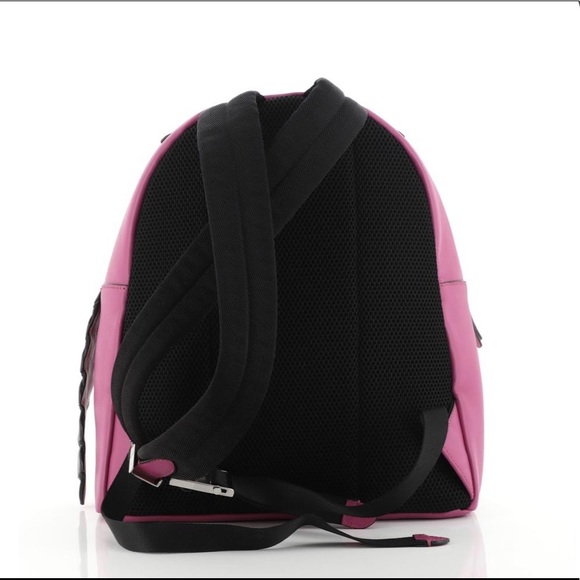 Fendi Embossed Crocodile Medium Leather Backpack - Picture 4 of 5